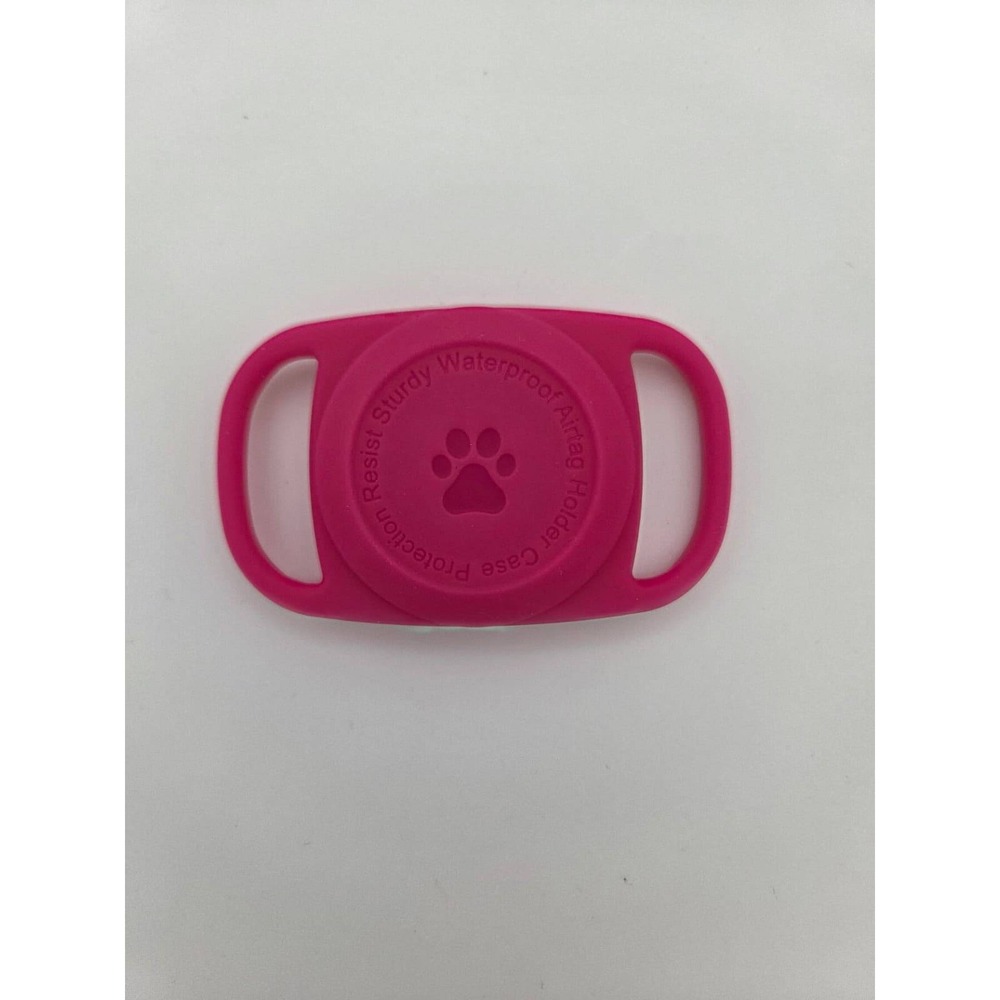 Airtag Dog Collar Holder - PINK - Picture 1 of 3